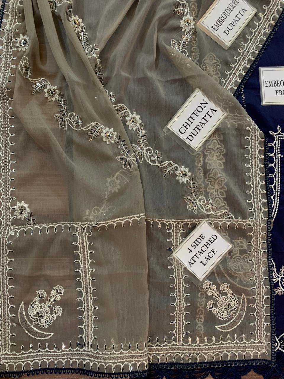 MARJAAN Cotton heavy  embroidered D-1694