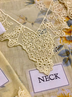 Iznik  lawn embroidered 1320