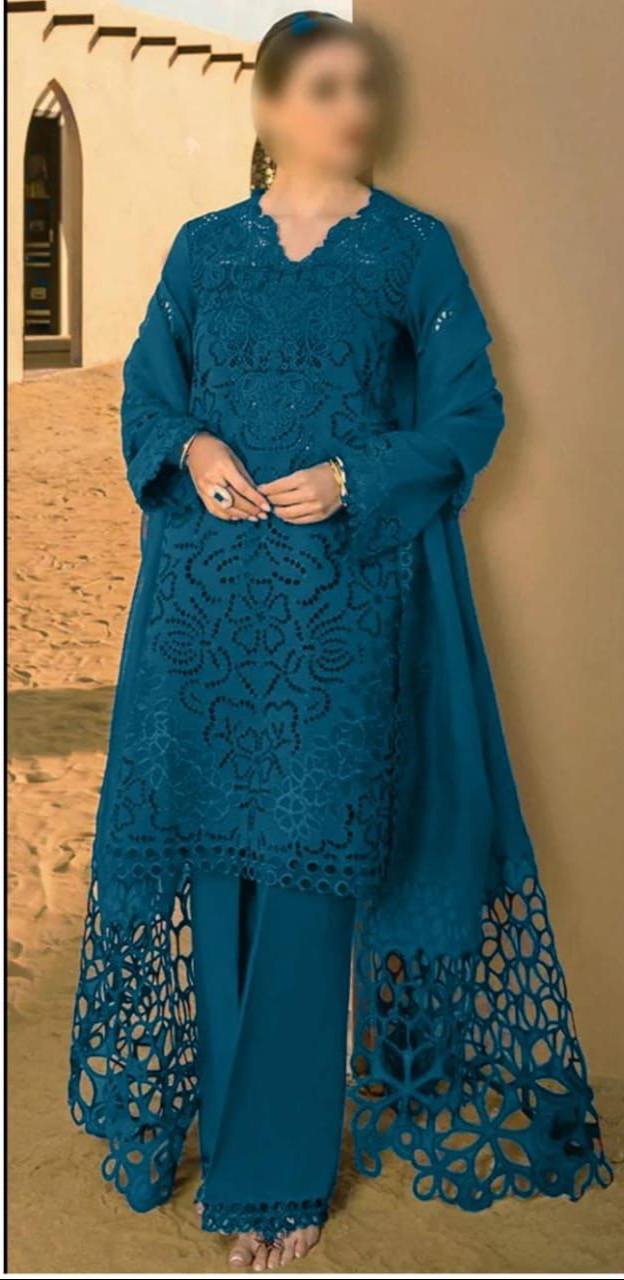 Rang Rasia ChikenKaari Lawn Cotton D-1578