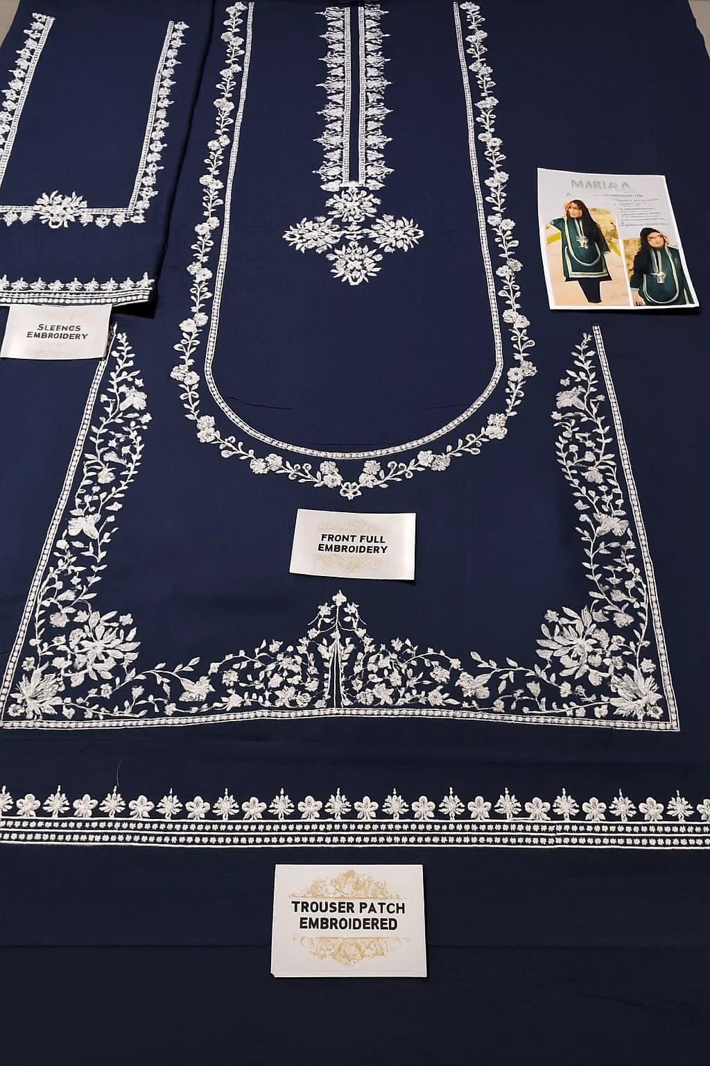 LAWN EMBROIDERED 2pc 1418