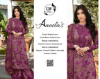 ANEELAS LAWN Embroidered 1393