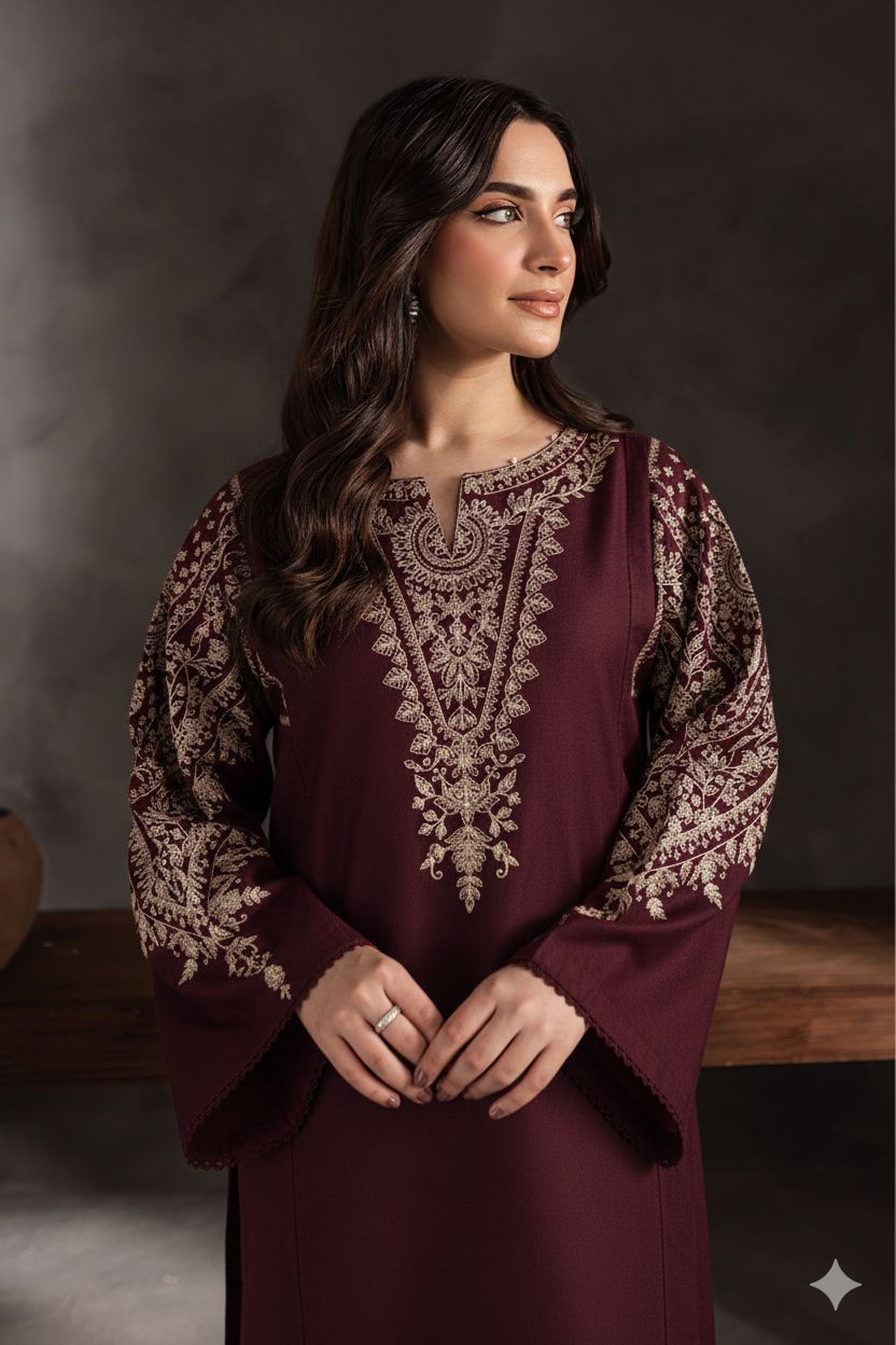 LAWN EMBROIDERED 2pc 1476