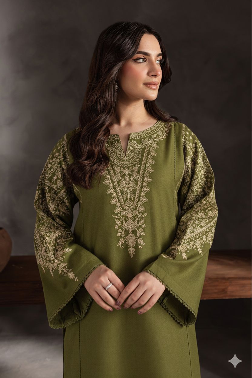 LAWN EMBROIDERED 2pc 1474