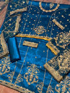 Hira Mani Net Long Frock D-1751