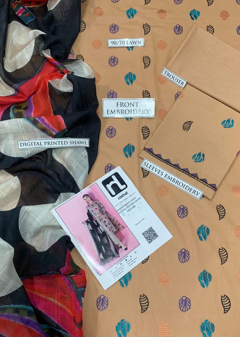 LAWN Embroidered 1402