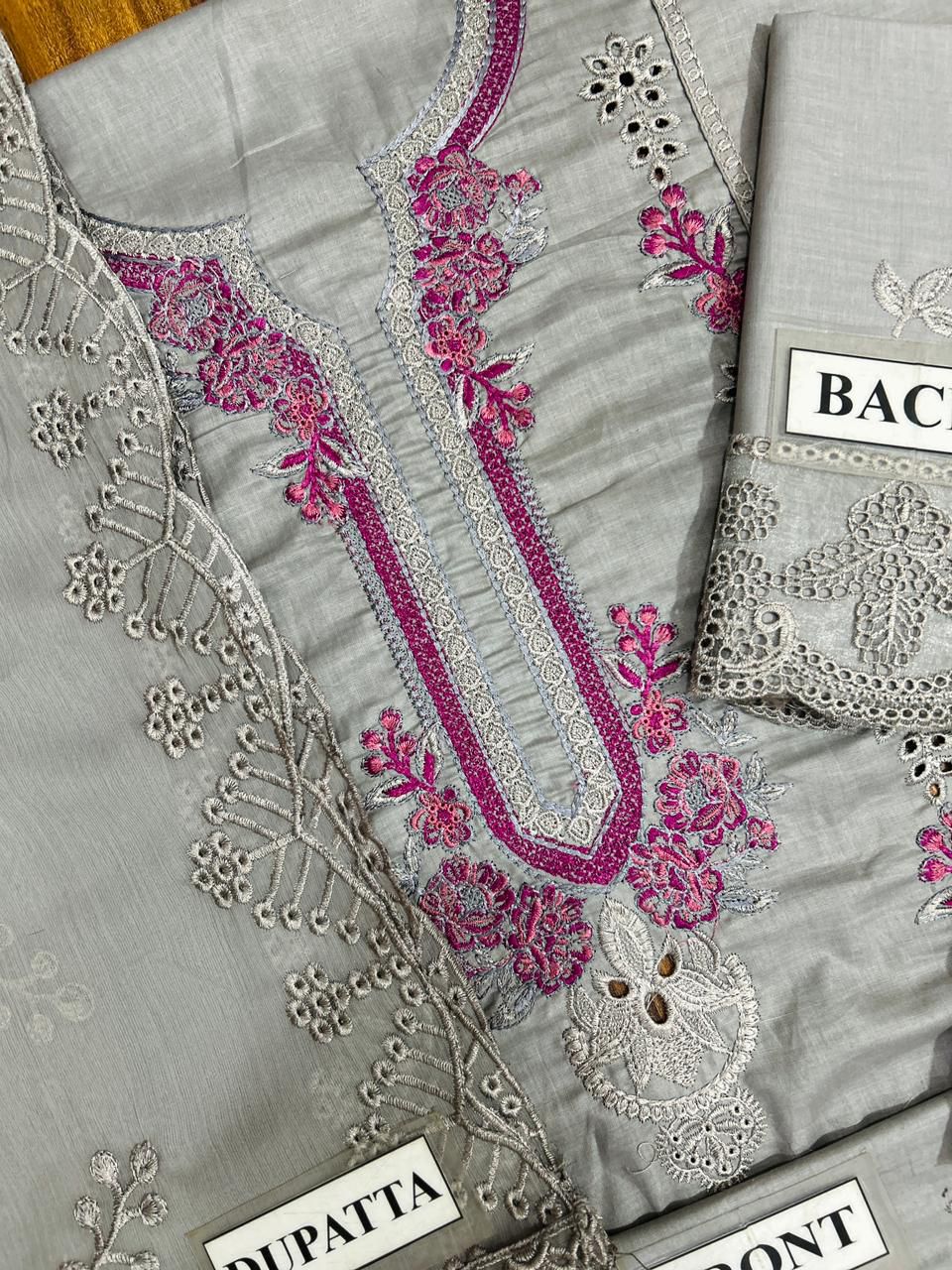 MUSHQ  Lawn Embroidered  Collection D-1696