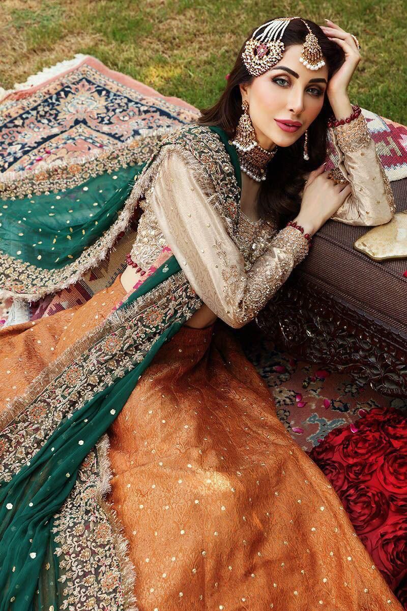 Ayesha Imran maxi hand work 1519