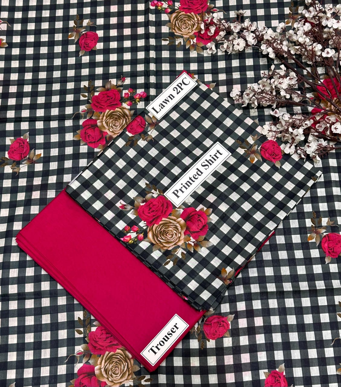 LAWN PRINTED COLLECTION BONANZA 2PC 1433