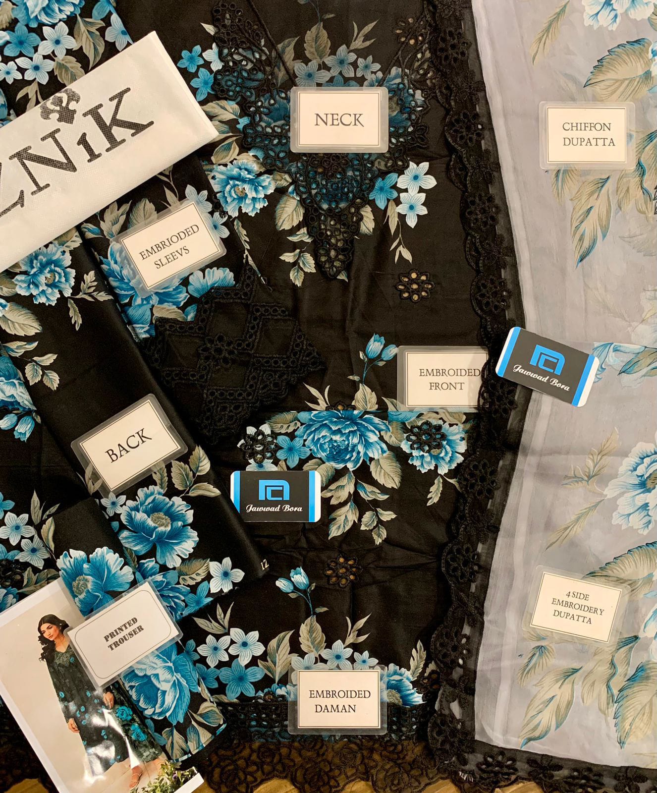 IZNIK lawn embroidere 1324