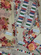 ANEELAS LAWN Embroidered 1423