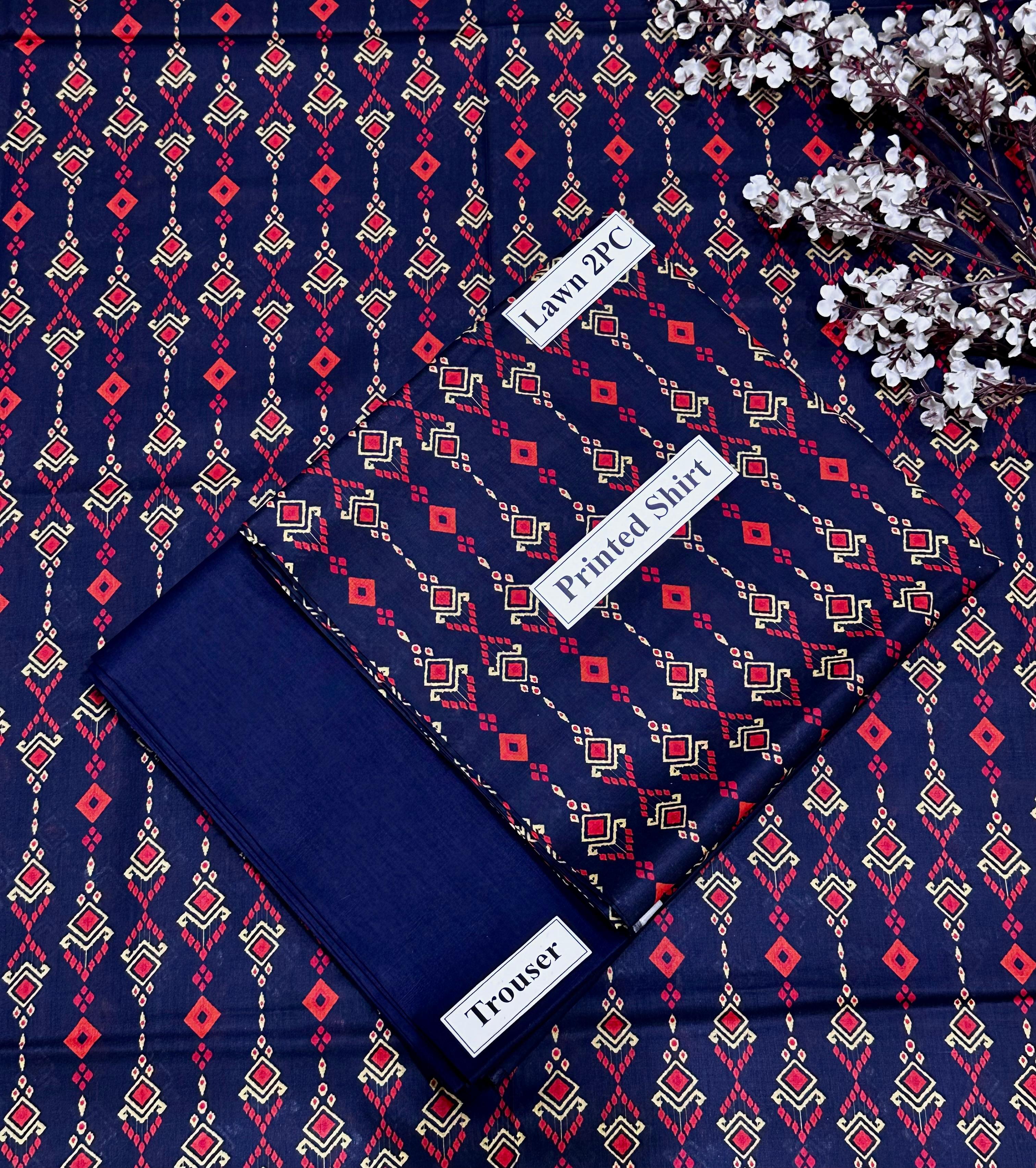 LAWN PRINTED COLLECTION BONANZA 2PC 1464