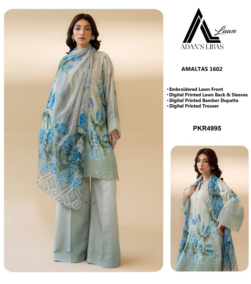 Adan Libas Lawn Embroidery Collection 1683