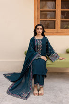 LIBAS  LAWN 3PC EMBROIDERED 1488