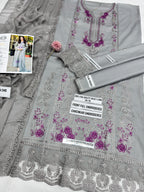 SUMMER COLLECTION LAWN  Heavy Embroidered 1560