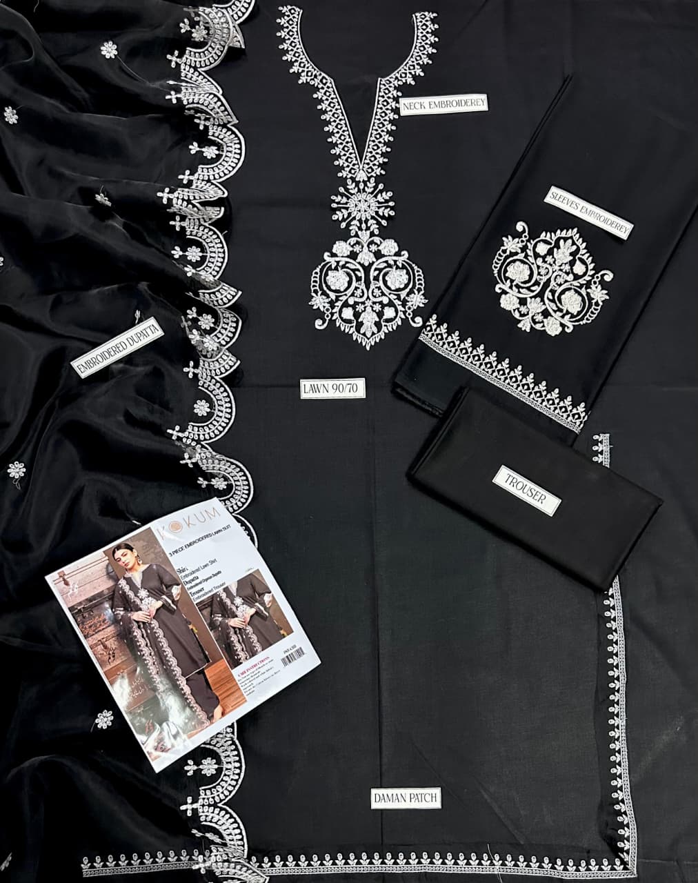 LAWN  Embroidered 1372