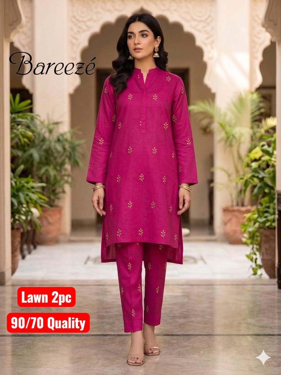 Bareeze Lawn 2pc Unstich D-1769-16