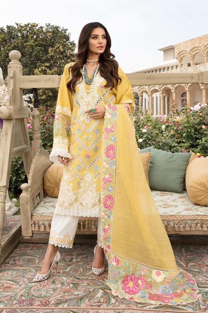 Rang Rasia ChikenKaari Lawn Cotton D-1579