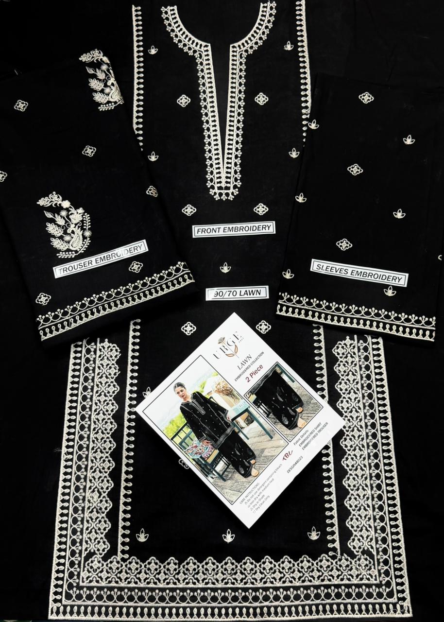 LAWN EMBROIDERED 2pc 1409