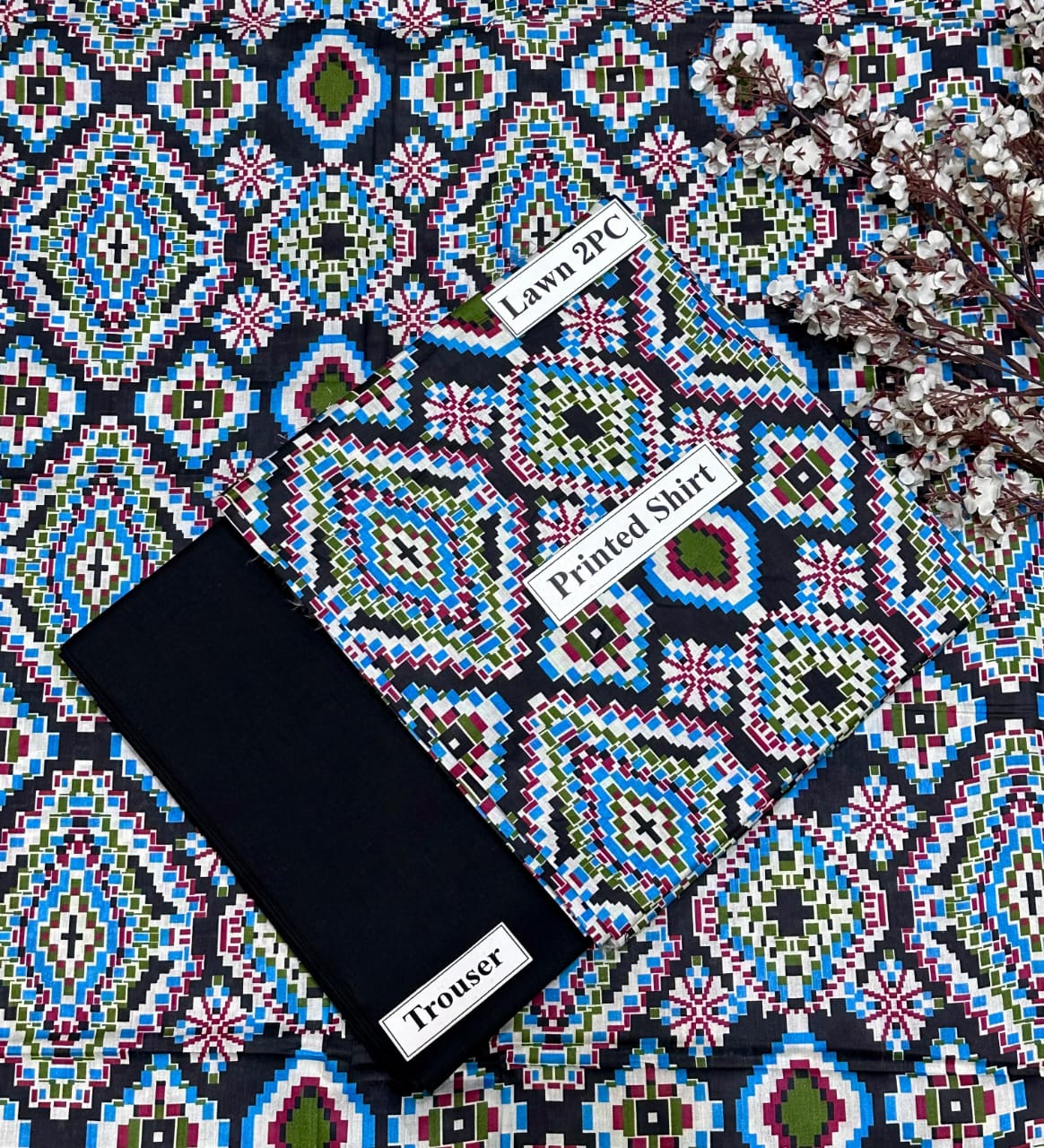 LAWN PRINTED COLLECTION BONANZA 2PC 1438