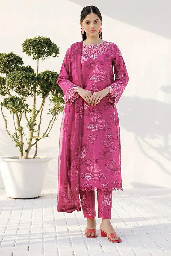 Maria b Lawn 3pc Unstich D-1773