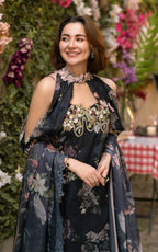 *Asifa &amp; Nabil* Lawn with Embroidered 1327