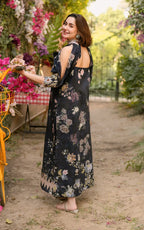 *Asifa &amp; Nabil* Lawn with Embroidered 1327