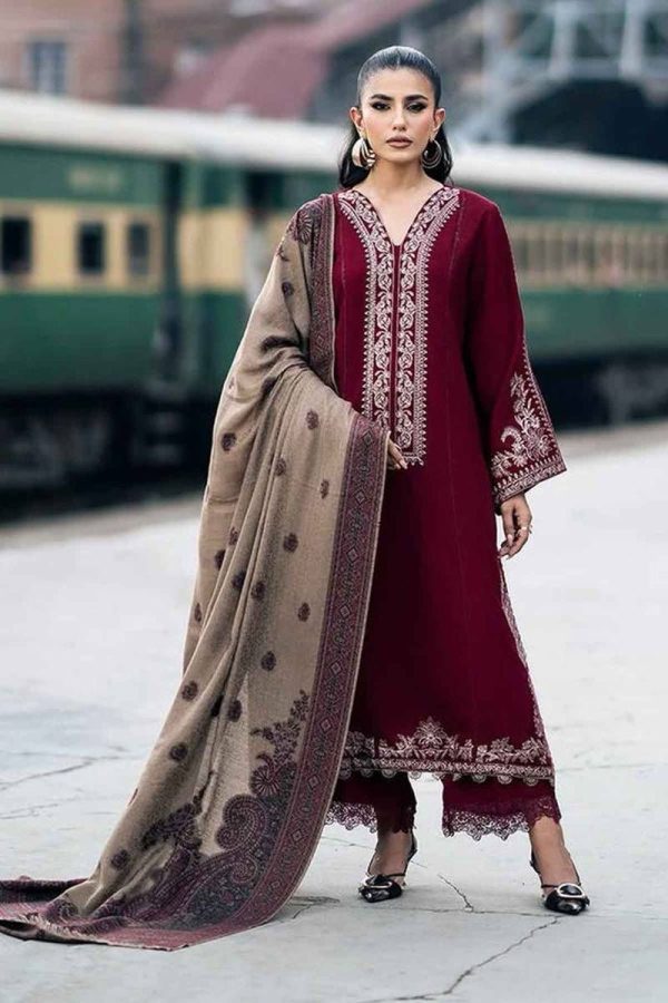 DHANAK 3PC Embroidered*