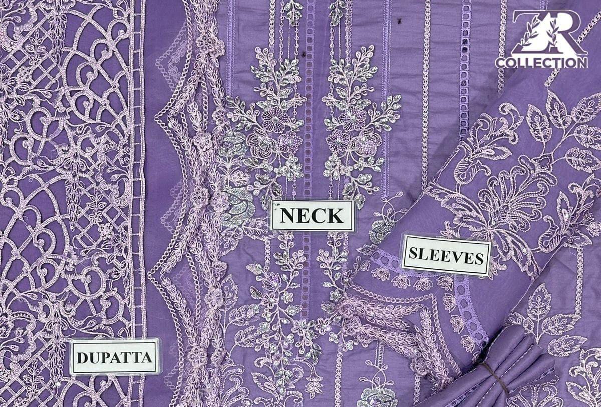 Maria B Hit Code Luxury Lawn Suit | Handwork Sequence Embroidery | Organza Dupatta