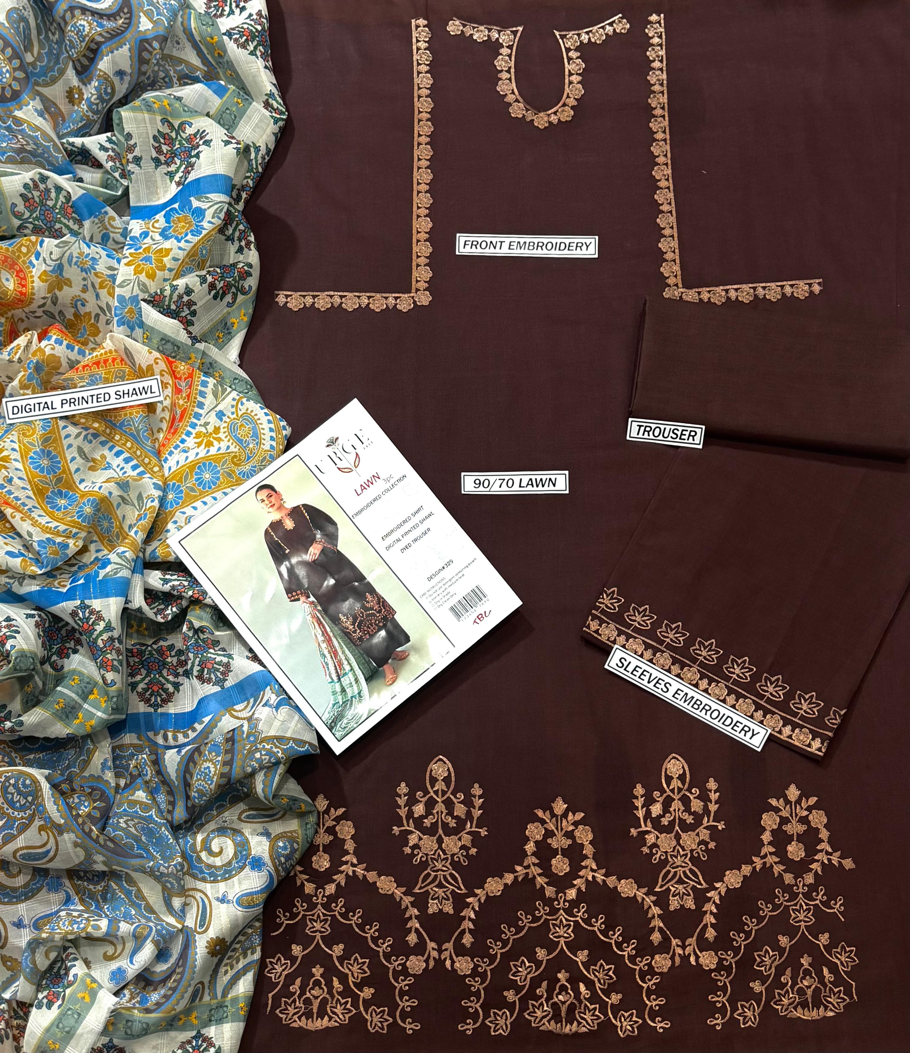 LAWN Embroidered 1628