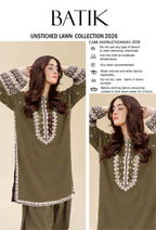 LAWN EMBROIDERED 2pc 1638