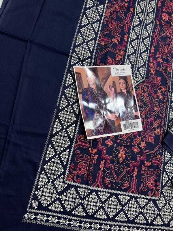 Winter Dhanak Fabric Embroidered | Unstitch 2-Piece Suit | Shirt & Trouser D-1116