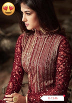 Indian Chiffon Maxi D-1044