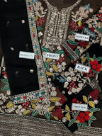 Rang Rasiya New Arrival – Luxury Chiffon Embroidered 3-Piece Party Wear Suit | Malai Trouser | Premium Festive Collection D-1047