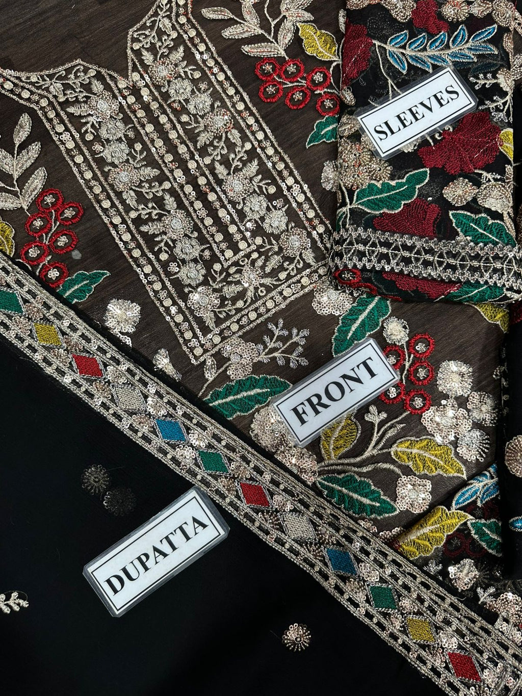 Rang Rasiya New Arrival – Luxury Chiffon Embroidered 3-Piece Party Wear Suit | Malai Trouser | Premium Festive Collection D-1047