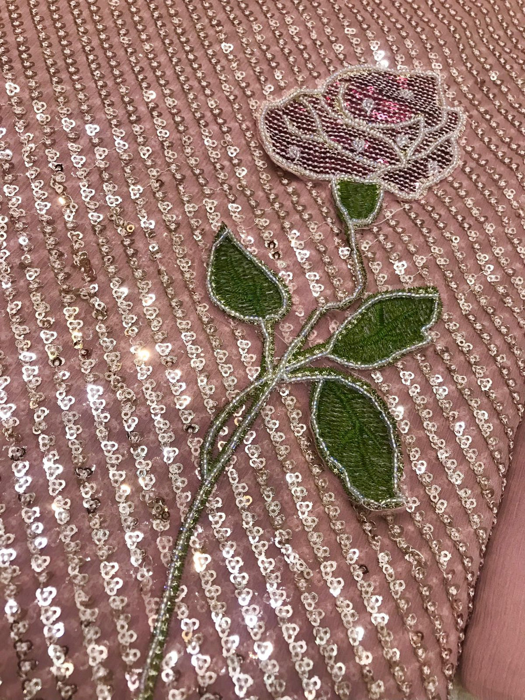 NUREH Midnight Collection – Heavy Embroidered Chiffon 3-Piece Suit | Organza Dupatta | Shamoz Silk Trouser | Master Blaster Replica D-1050