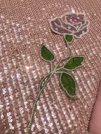 NUREH Midnight Collection – Heavy Embroidered Chiffon 3-Piece Suit | Organza Dupatta | Shamoz Silk Trouser | Master Blaster Replica D-1050