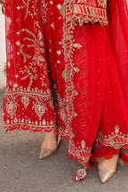 Maria B Chiffon Collection  | Fully Heavy Embroidered Chiffon 3-Piece Suit | Luxury Pakistani Fashion D-1053