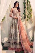 Aisha Imran Luxury Net Collection – Heavy Embroidered Unstitched Replica with Handwork & Sequins | Again Available on Demand D-1063