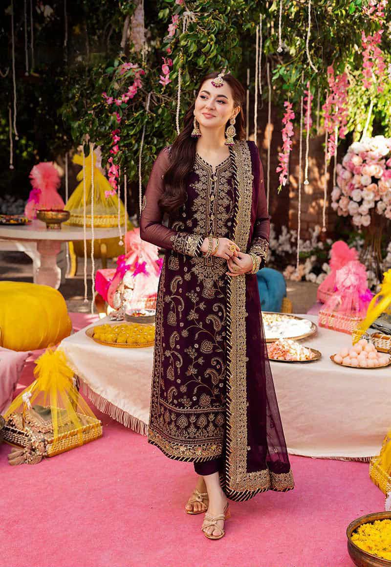 Asim Jofa Chiffon Suit D-1064