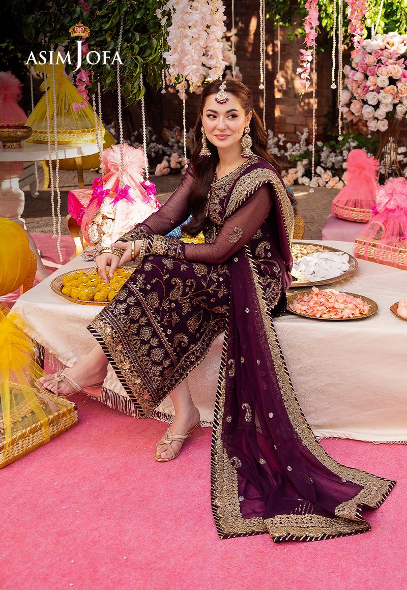 Asim Jofa Chiffon Suit D-1064