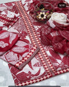 Lulusar Digital Printed Shamooz Silk 3-Piece Suit | Premium Silk Collection | New Arrival D-1105