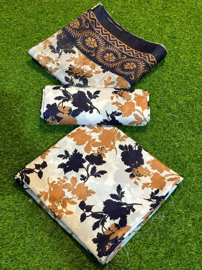 New Arrival Swiss Digital Printed 3-Piece Suit | Premium Swiss Lawn | Best Quality Collection D-1092