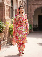 New Arrival Swiss Digital Printed 3-Piece Suit | Premium Swiss Lawn | Best Quality Collection D-1093