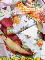 New Arrival Floral Digital Printed 3-Piece Suit | Swiss Lawn | Premium Quality D-1100