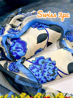 New Arrival Floral Digital Printed 3-Piece Suit | Swiss Lawn | Premium Quality D-1102