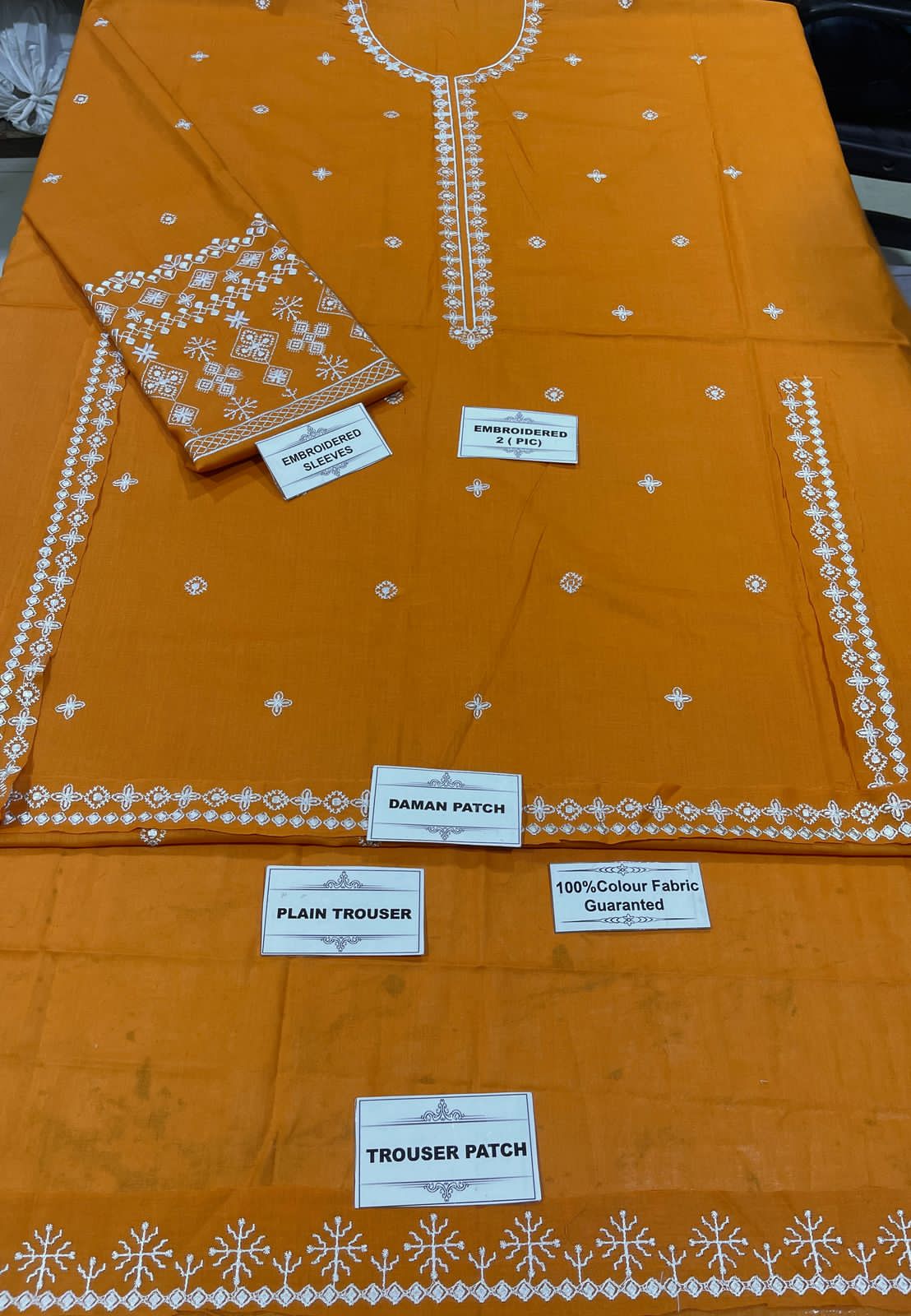 Winter Dhanak Fabric Embroidered | Unstitch 2-Piece Suit | Shirt & Trouser D-1111