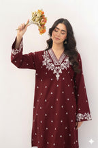 LAWN EMBROIDERED 2pc 1594