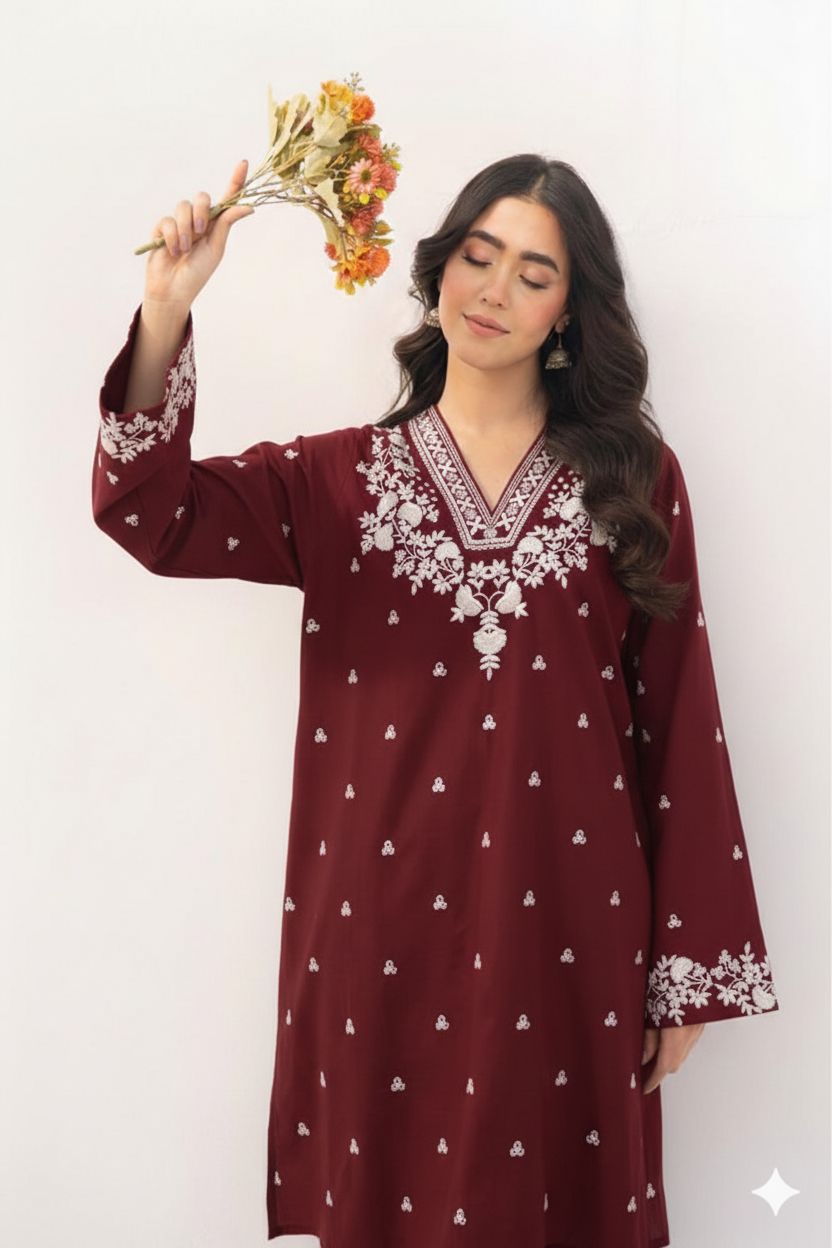 LAWN EMBROIDERED 2pc 1594