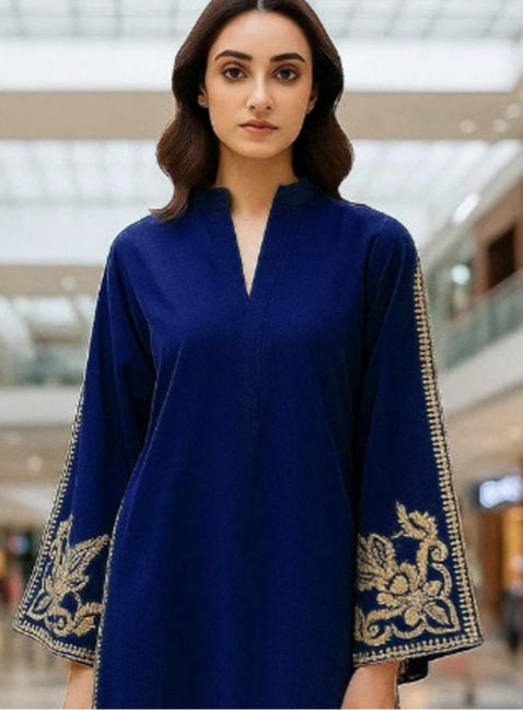 LAWN EMBROIDERED 2pc 1596