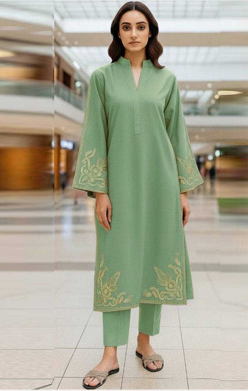 LAWN EMBROIDERED 2pc 1598